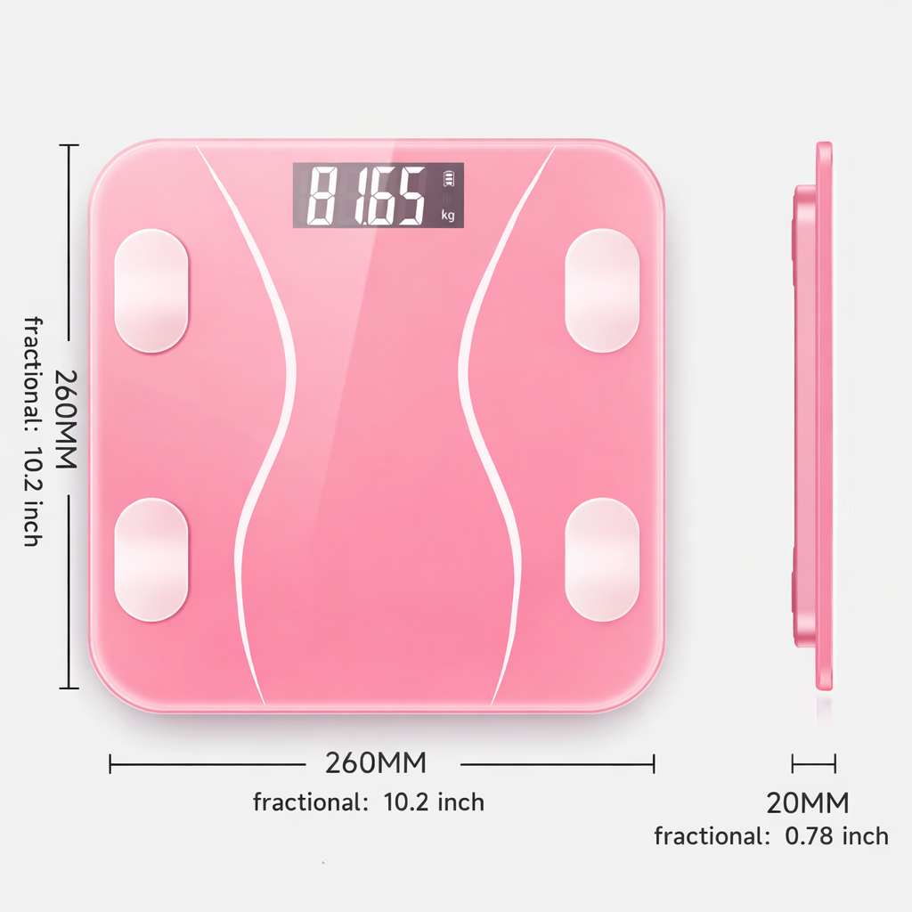 Body Weight, Fat and Body Composition Scale Smart Analyzer